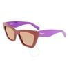 Pink Cat Eye Ladies Sunglasses Sf929s 209 55