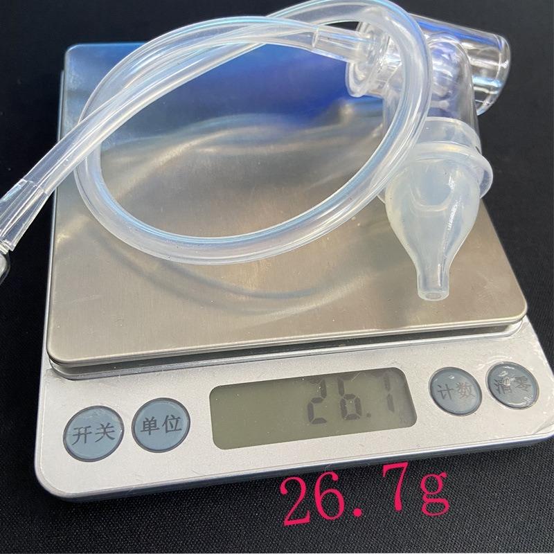 Мягкий силиконовый назальный аспиратор помогает очистить заложенный нос вашего ребенка и удаляет сопли