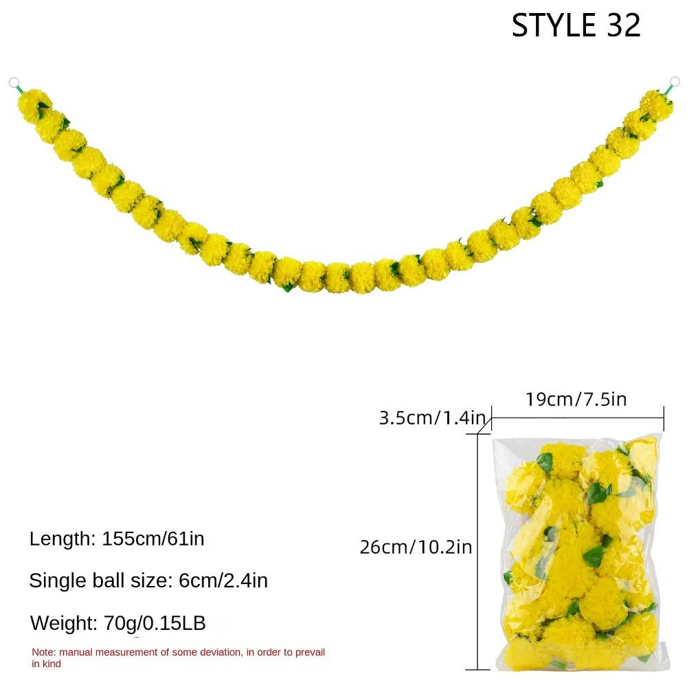 Indian Style Fake Plant 140-160cm Home Party Decor For Halloween Day of The Dead