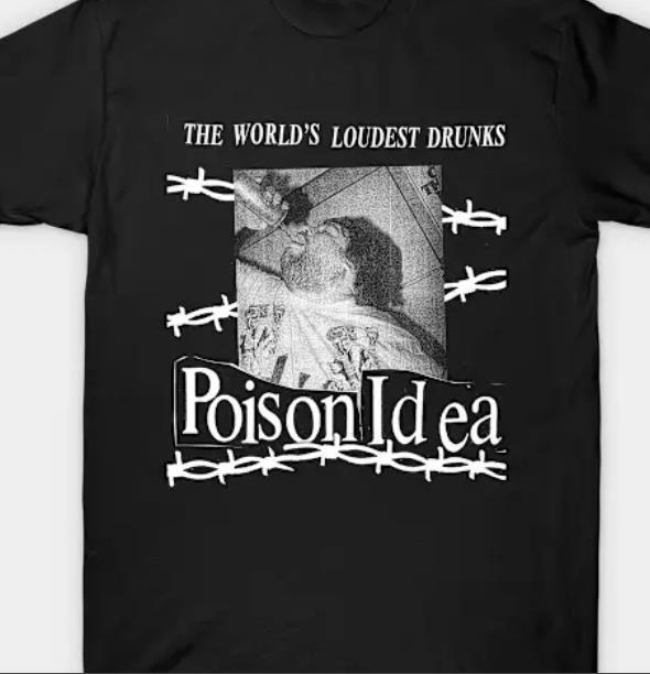 РАСПРОДАЖА Футболка Poison Idea Рождественский подарок Подарок на Хэллоуин горячая новая футболка милая Унисекс футболка