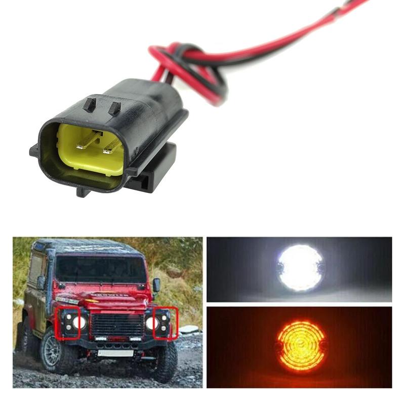 4x Для Land Rover Defender 90 110 130 2-контактный 2-позиционный разъем Жгут проводов Вилка Обновление Светодиодная лампа Свет