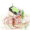 Робот-граффити DIY Модель Детская Научная Игрушка Изготовление Вибрация Граффити Новая Образовательная Игрушка Ручная Сборка Модель Комплект