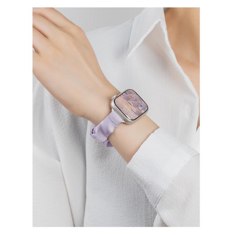 INS Шифоновый Ледяной Шелк Эластичный Ремешок-Скранч для Samsung Galaxy Fit3 SM-R390 Тонкий Девичий Браслет-Петля для Galaxy Fit 3