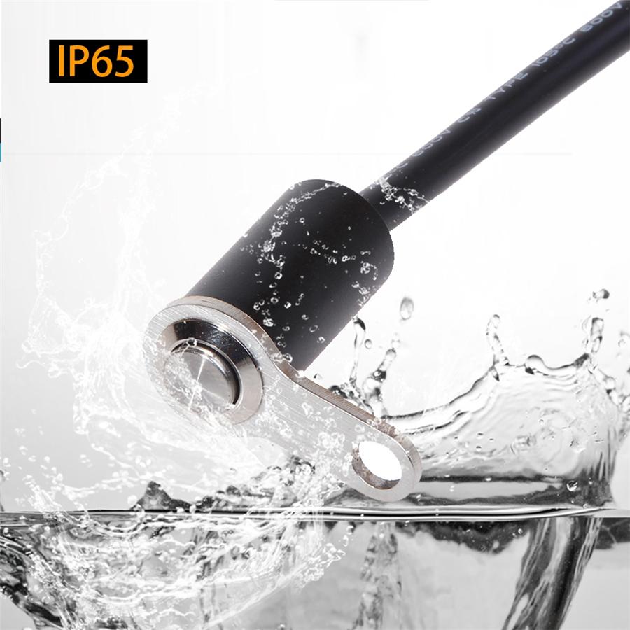 12V Motorcycle Handlebar Switch Horn Engine Start Kill Self-return Reset Button