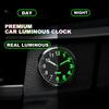 40MM Car Clock Luminous Digital Clock Mini Car Air Vent Quartz Clock Car Accessories