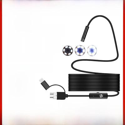 7-миллиметровый HD-эндоскоп для Android-телефона для ремонта автомобилей и трубопроводов кондиционирования воздуха