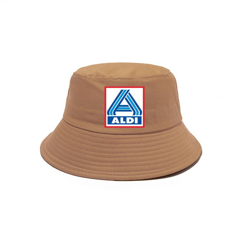 Aldi Market Bucket Hat Cap Unisex Women Unisex Panama Cap Outdoor Summer Adjustable Aldi Bob Caps MZ