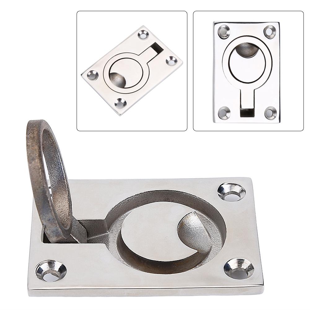 Stainless Steel Handle Flush Hatch Locker Cabinet Pull Lift Boat Marine Yacht Hardware