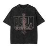 Темная Постиранная Оверсайз Футболка Streetwear Yk Doomguy Dooms Eternal Slayer Cacodemon Футболки Мужские Женские Хлопок С Графическим Принтом