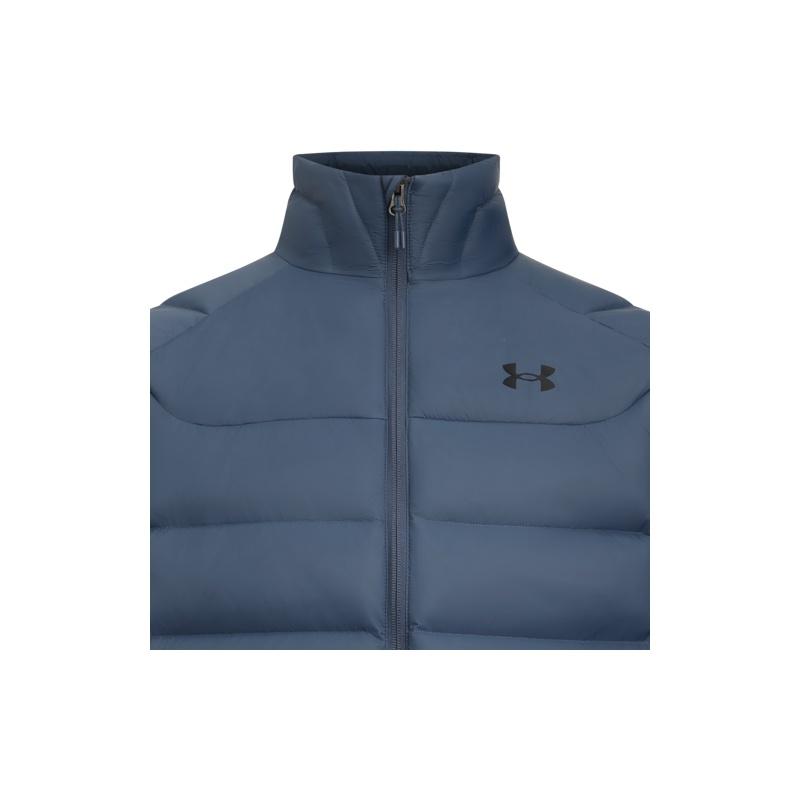 Under Armour FW25 Основная куртка пуховик с воротником-стойкой, спортивная повседневная, короткая, свободного кроя, с длинным рукавом, мужская куртка 6010876-044