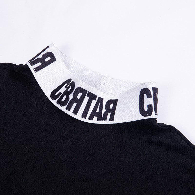 Womens Wrap Over Plunge Letter Turtle Neck Bodysuit Long Sleeve Leotard Plain Stretch Bodysuit