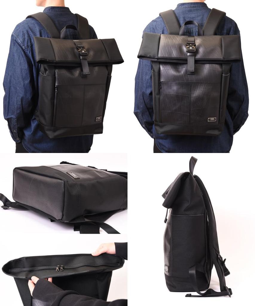 SEAL Designer Backpack 2 Rucksack Waterproof Large Capacity 25 Liter Business Backpack Motorcycle Outdoor Made in Japan Men's PS-234BB