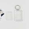Прозрачный брелок-фотоальбом разной формы 5-25 шт. DIY держатель для фотокарточек K-pop, брелок, портативный прозрачный держатель, сумка, подарок, декор