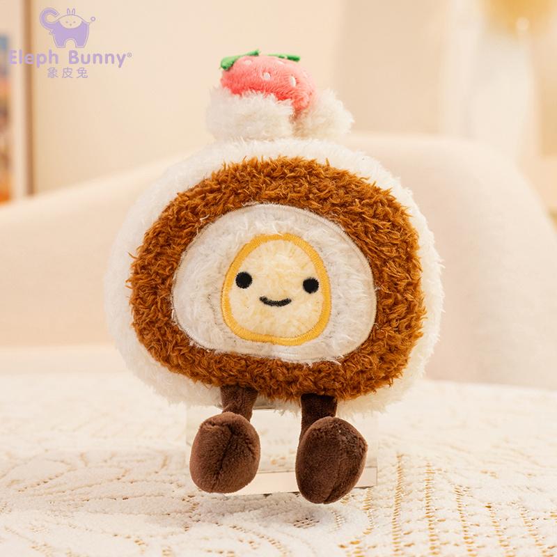 Dessert Plush Doll 8 Styles Cake Cupcake Macaron Pudding Ice Cream Soft Food Plush Kawaii Collectible for Sweet Treat Lovers
