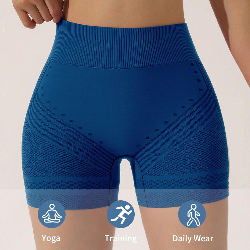 Women's Barely-There 3-Inch Yoga Shorts High-Waisted Tummy Control Workout Booty Lifting Running