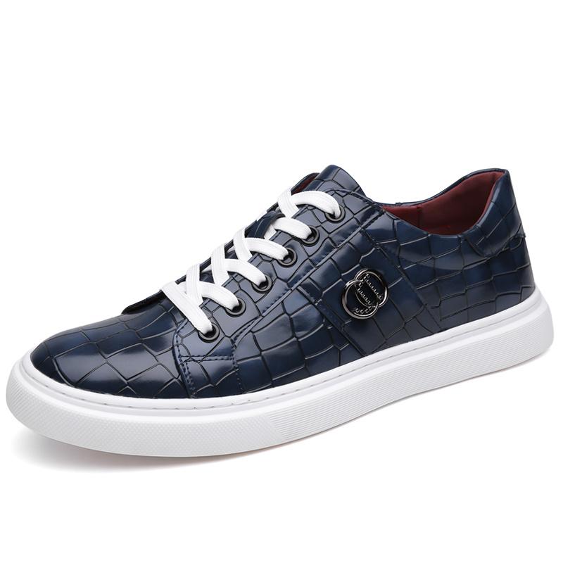 Модная мужская кожаная повседневная обувь большого размера 48, роскошная дизайнерская обувь для скейтборда, мужская брендовая обувь на шнуровке, плоские летние кроссовки для мужчин