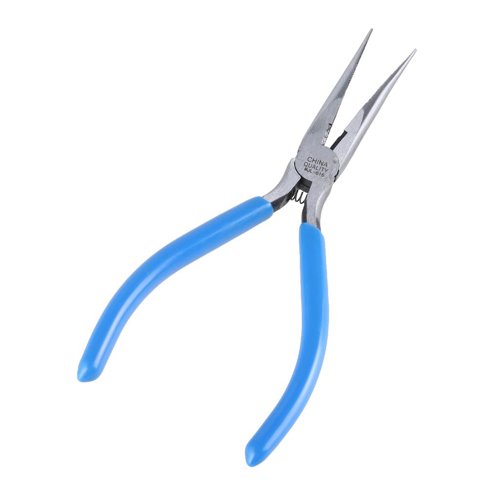 Плоскогубцы с игольчатым носом 6-дюймовые плоскогубцы с игольчатым носом Маленькие плоскогубцы с игольчатым носом Длинногубцы Пружинная игла для ювелирных изделий