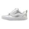 Vans Knu Skool Ретро Удобная Поддержка Низкий Верх Обувь для Скейтборда Унисекс Кроссовки Серебристый VN000E9XSLV