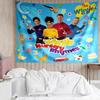 1PC Wiggle And Learn Show K-pop music group Tapestry Accessories for Bedroom,Livingroom, dormitory Room Wall Decor Fan Birthday Gifts