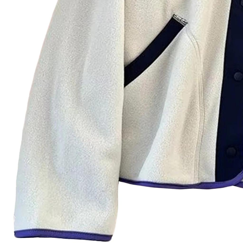 Женское повседневное пальто пэчворк со стойкой, однотонное, с длинными рукавами