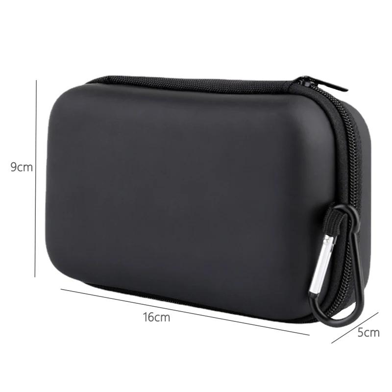Portable Storage Bag for Power Bank Cable EVA Hard Case Earphone Phone Holder Travel Digital Accessories Storage Bag with Buckle