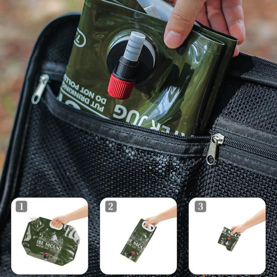 Bag High Capacity Food Grade BPA Free Leak Resistant Portable Water Bag with Valve CLE