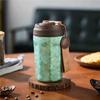 ABKY-High-End Exquisite Pure Titanium Double-Layer Vacuum Flask Coffee Cup Portable High-Value Take-Out