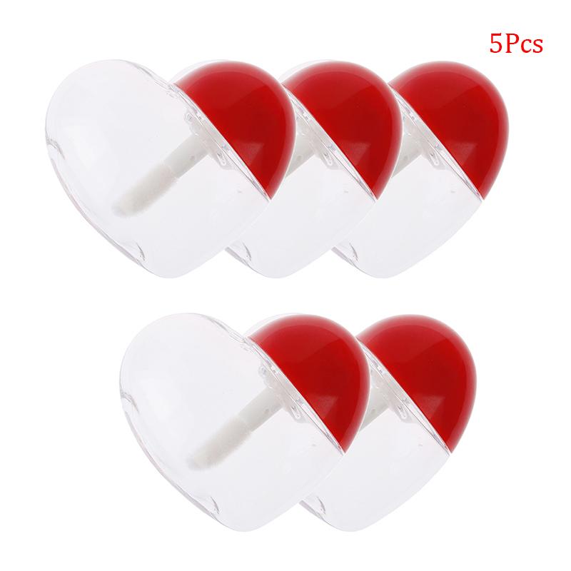 5 мл 5/10 шт. пустой тюбик для блеска для губ, контейнер для бальзама, тюбик для губной помады Red Love