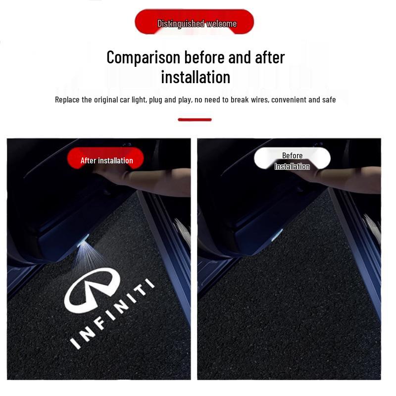 Infiniti FX GM EX QX Индивидуальные приветственные и лазерные проекционные огни на двери