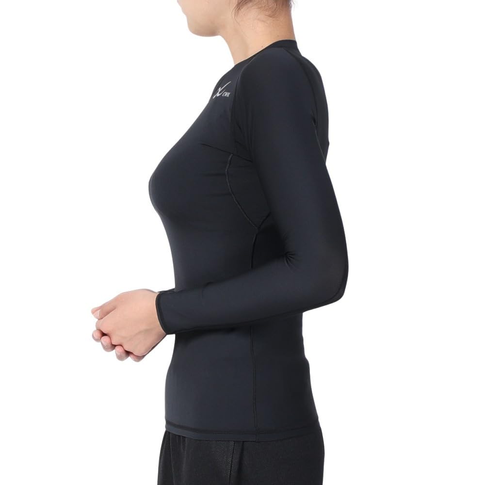 Wacoal SECOND BODY Функциональная тренировка Защита от УФ лучей Антибактериальная и Идеально подходит для и Круглая Длинная CHY029 Размер S 2.0 Женский топ, Влагоотводящий,