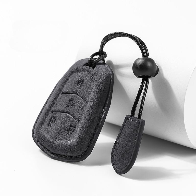 Suitable for Cadillac Car XT5 CT5 Key Cover XT4 Buckle XTS Bag CT6 XT6 CT4 Flip Fur Case
