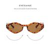 Non-polarized Trendy Vintage Cat Eye Small Frame Polygonal Women Sunglasses Men Outdoor Travel Sun Eyeglasses