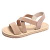 Fashion Women Sandals Summer New Flats Fashion Plus Size 43 Beach Sandels Outdoor Lightweight Breathable Summer Platform Roman Sandals