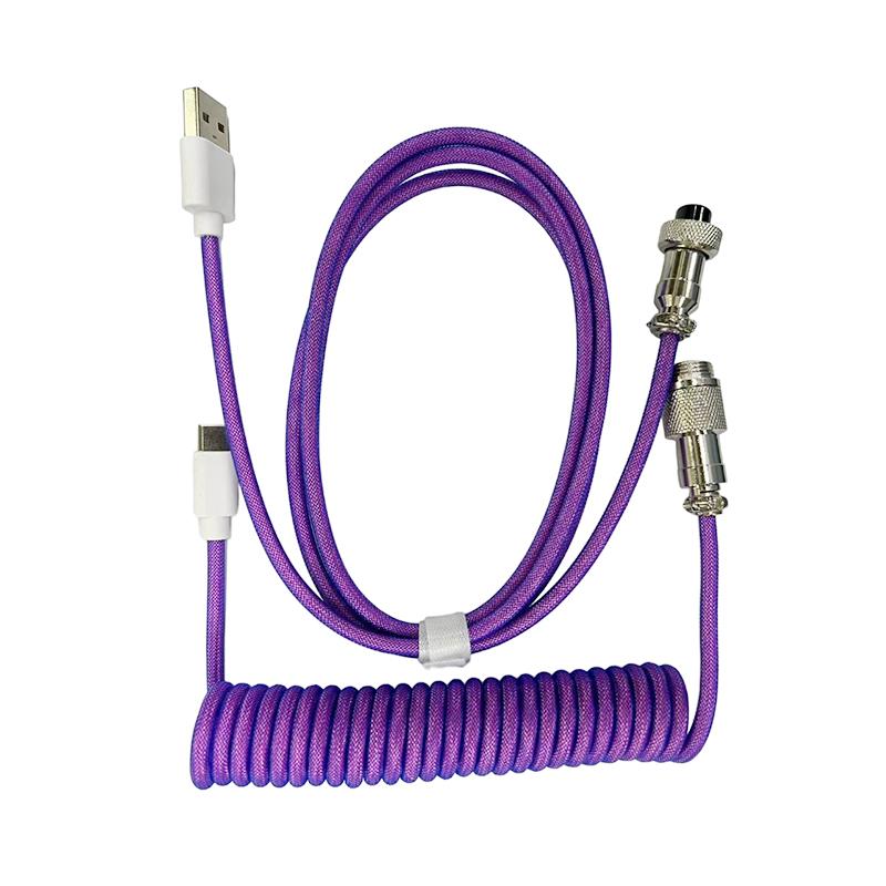 3M Механическая клавиатура Спиральный кабель USB-провод для клавиатуры Механическая клавиатура Авиатор Настольный компьютер Авиационный разъем