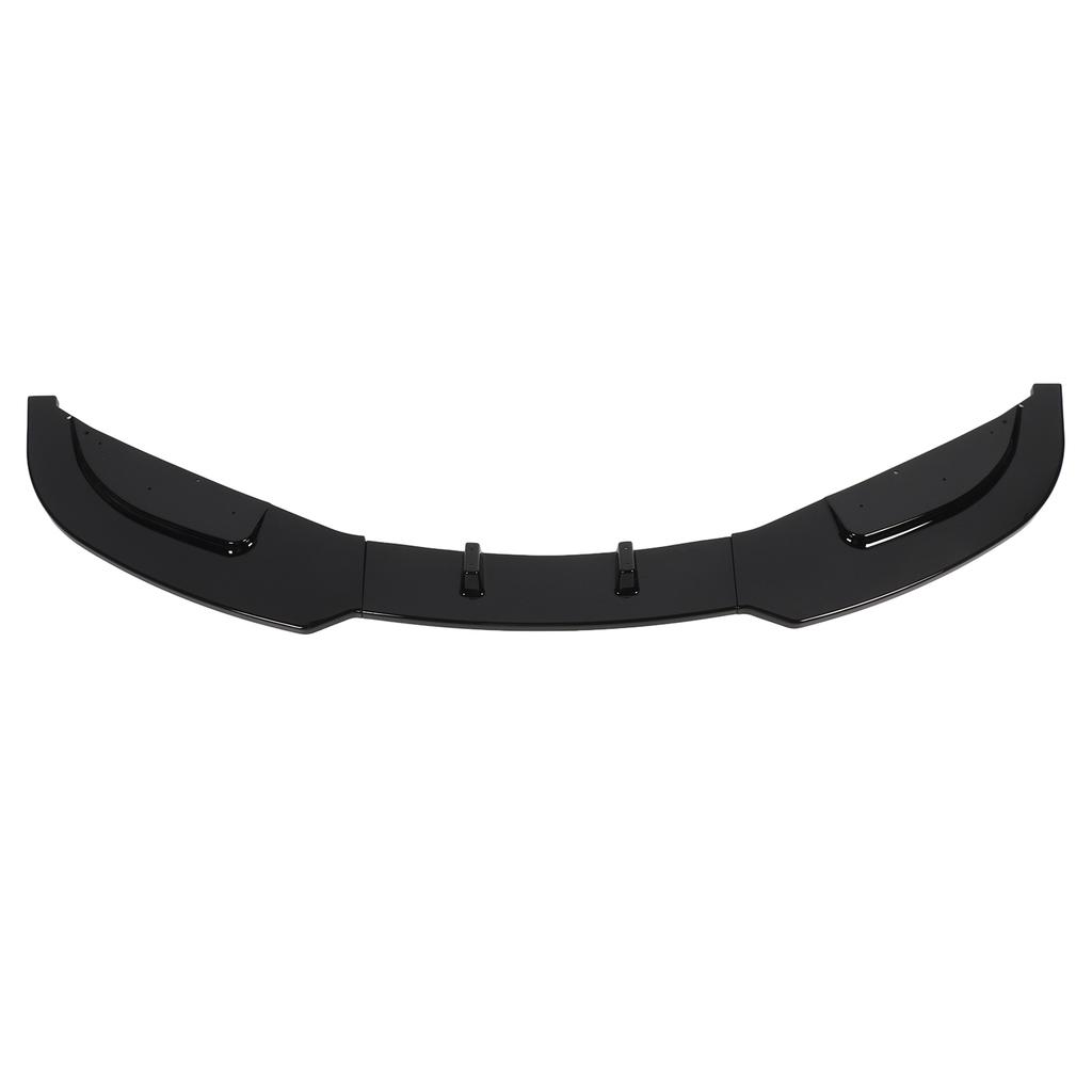 3 Sections Front Bumper Lip Spoiler Sturdy Stylish Front Bumper Lip Splitter For 3 Series E92 E93 Standard Glossy Black