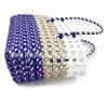 Sales C Woven Bag Hand Carry Vegetable Basket Colorful Waterproof Beach Bag Hand Woven Hollow Women's Handbag