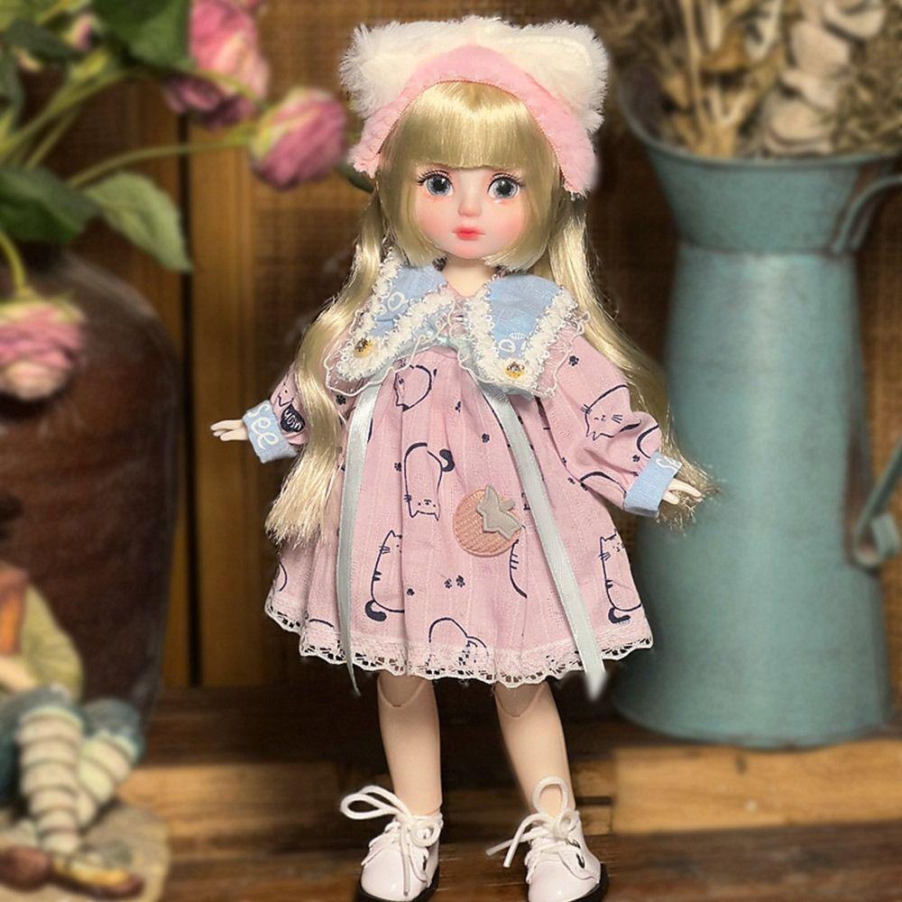 С одеждой обувью BJD кукла с париком макияж лучший подарок шарнирная кукла для девочек дети