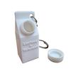 2 Pcs Cartoon Mini Milk Pill Container Cute Keychain Backpack Ornament  Storage Box