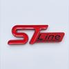 TQ0123D Metal ST Line Head Front Grille Car Trunk Emblem Badge Chrome Sticker For Ford Focus x 2 3 Kuga Fiesta  Mondeo Auto Styling