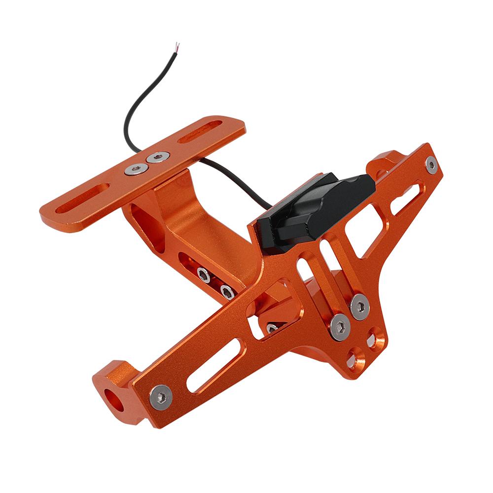 Универсальный держатель для мотоцикла с ЧПУ, алюминиевый держатель для номерного знака с регулируемым углом