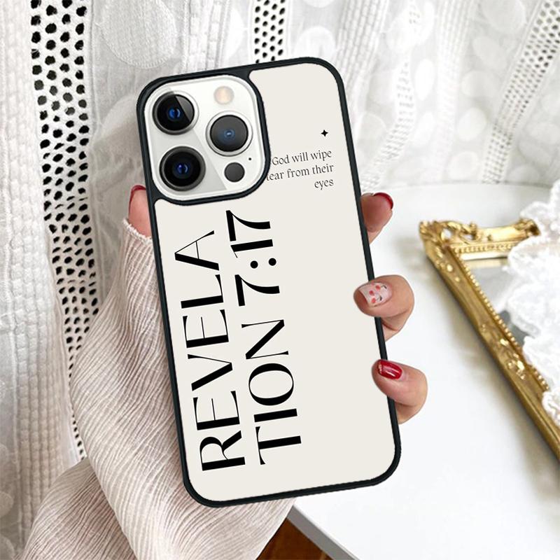 Bible Verse Jesus Christ Christian phone Case For iPhone 16 15 14 Plus XR XS for apple 16 11 12 13 mini Pro Max coque