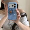 3D Butterfly Knot Flower Pearl Cowboy Leather Phone Case for iPhone 17 Pro max 16 15 14 13 12 11 Shockproof Skin Feel slim cover