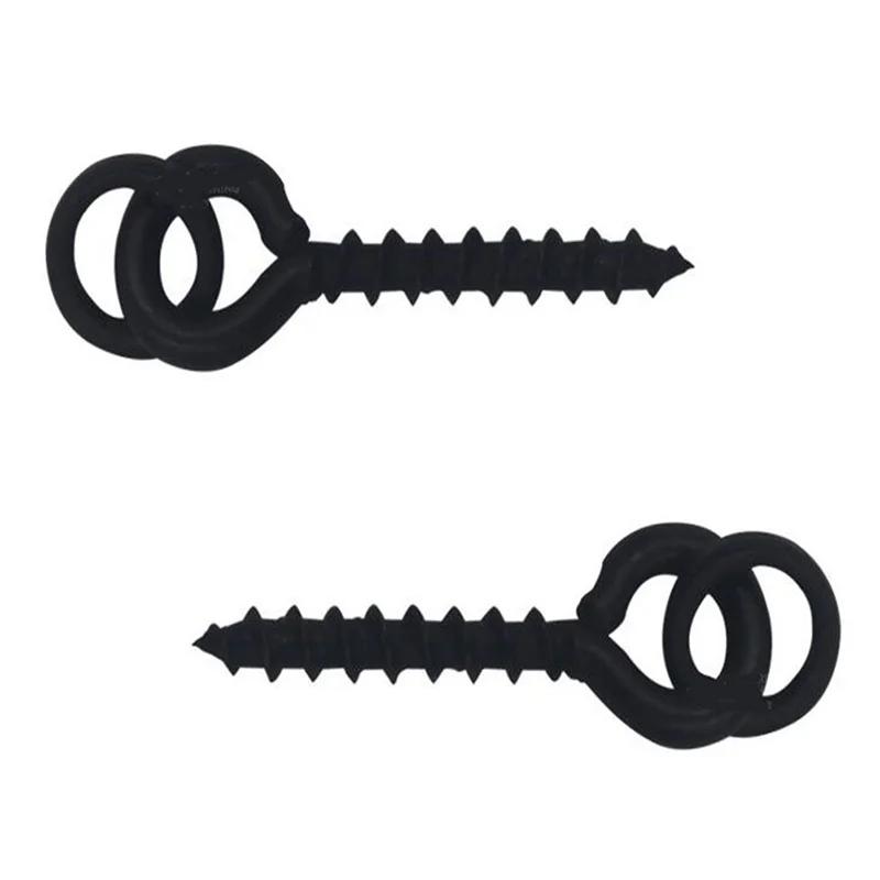 10 шт. Круглые кольца-шурупы для насадки для карповой рыбалки, бойлы, поп-апы, чод-риги 12 мм, рыболовные аксессуары