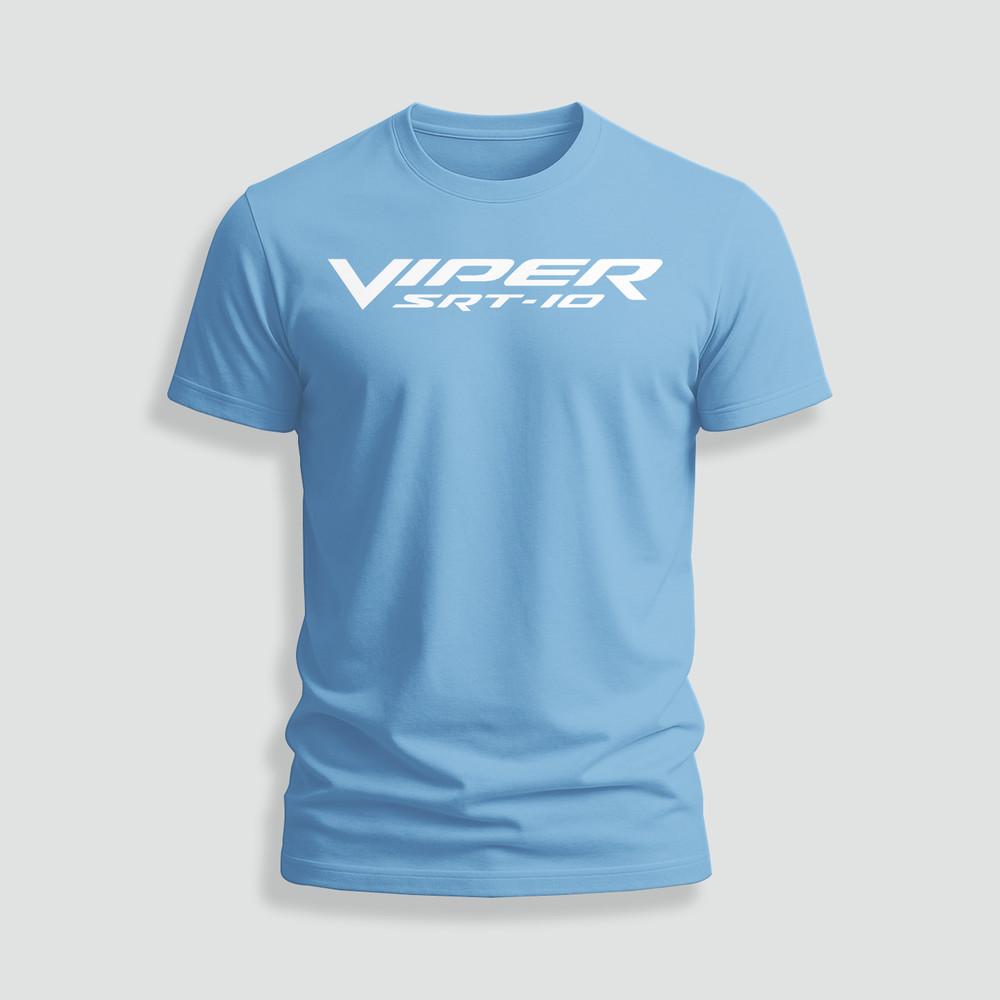 SRT VIPER logo смешная футболка Размер S-5XL Сделано в США Унисекс футболка