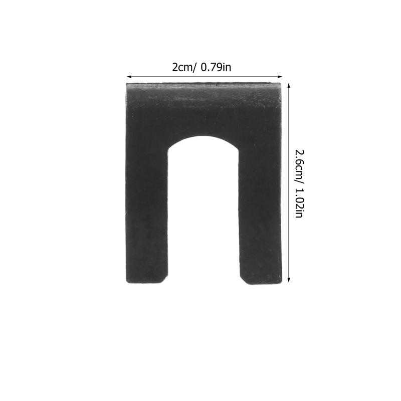 Automotive Universal Oil Pipe Clip Brake Pipe Iron Clip Clips U-Shaped Steel Clip, Handbrake Cable Clip Automobile Accessories