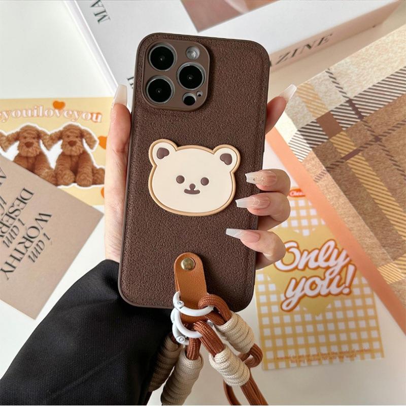 Simple bear Samsung S11ultra phone case s11 + new S11PLUS with lanyard 11plus/+