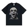 Limited Charles Oliveira Big Face Vintage Graphic T Shirt Man Fashion Trending Cool T-shirts Men's Oversized 100% Cotton T-shirt