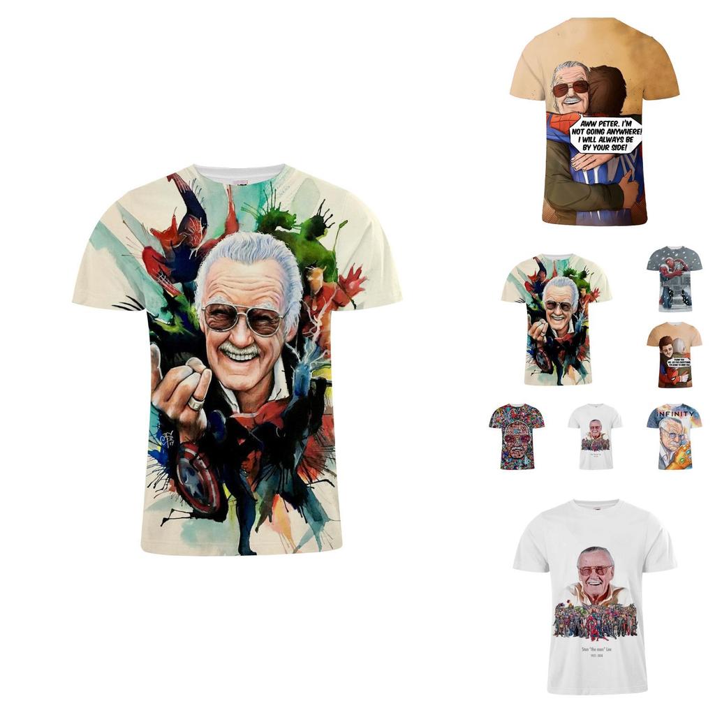 Качественная футболка Stan Lee Marvel Superhero для мужчин с изображением Человека-паука