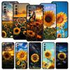 Красивый желтый чехол для телефона с подсолнухом для Realme 12 11 10 4G 9 8 5G 7 6 GT5 GT3 GT2 Pro Plus C21 C25 C35 GT Neo 2 3 3T 5