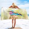 Rare Bird Print Series Seaside Resort Beach Towel Swimming Bath Towel Sports Towel